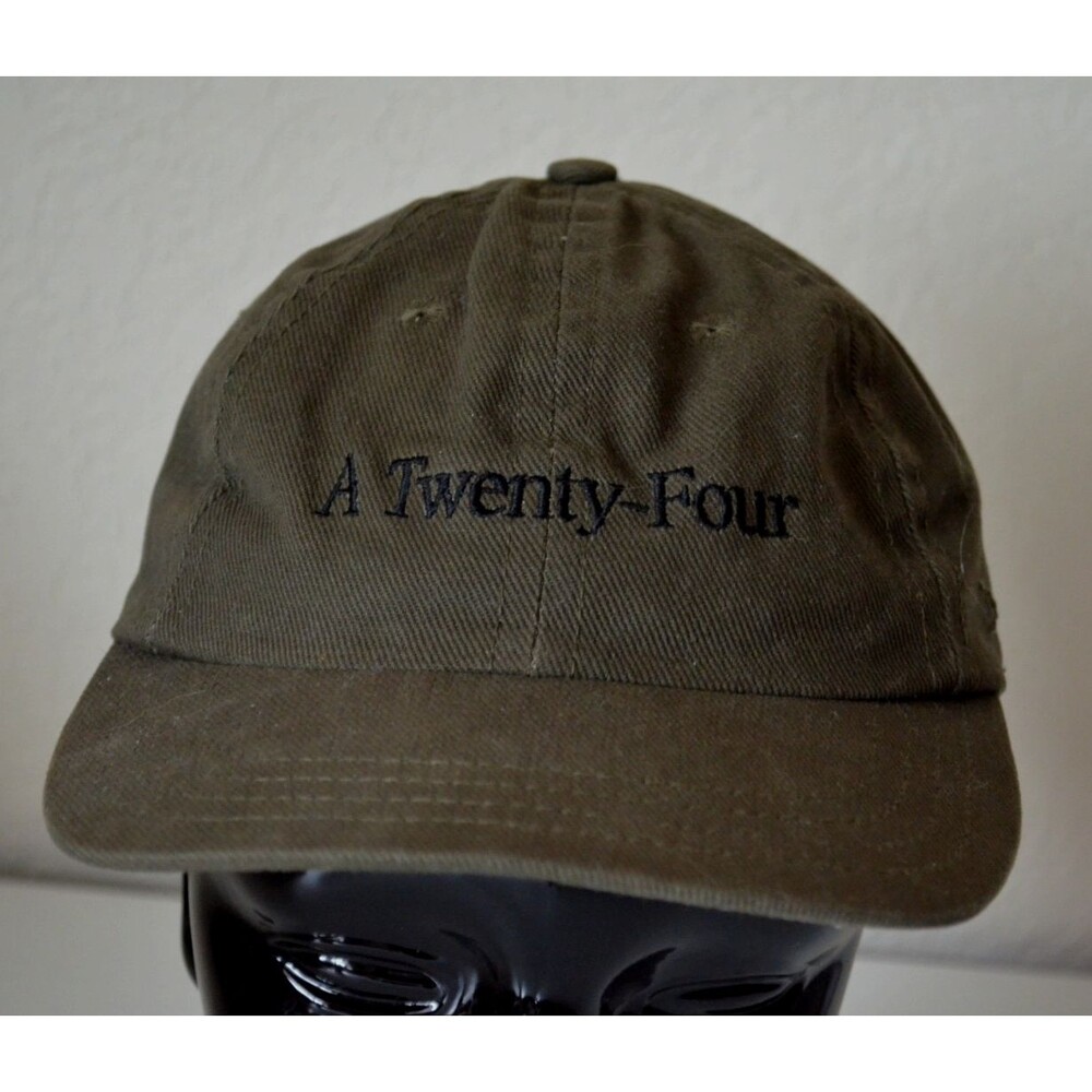 A24 Green Hat A Twenty-Four Cap Strapback Adjustable Indie Film Movie